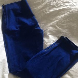 COS cobalt blue trousers - zip ankle - size 4